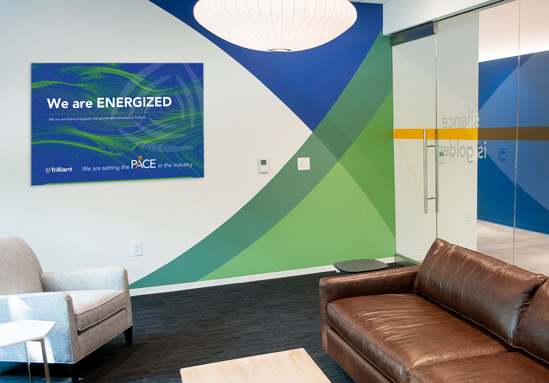 Trilliant Poster for Office - We are Energized
